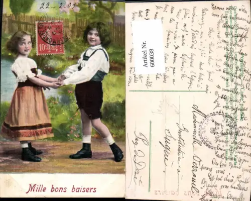 600038,Tanzen Kinder Tracht Mille vons baisers