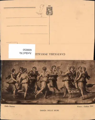 600050,Künstler Ak Giulio Romano Danza delle Muse Frauen Tanzen