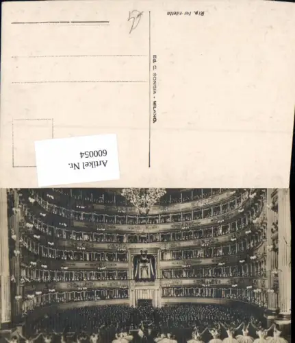 600054,Tanzen Milano Mailand Interno Teatro della Scala Oper Ballett