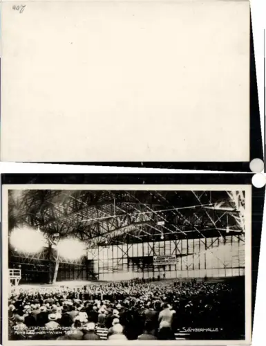 60594,Wien Dt. Sängerbundfest Sängerhalle Innen 1928