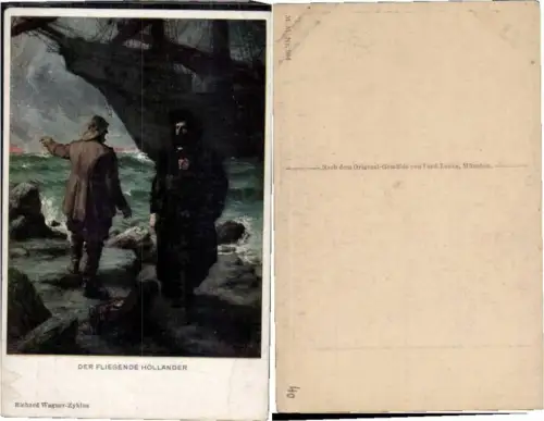62316,M. Munk 984 Fliegende Holländer Wagner Zyklus Sage