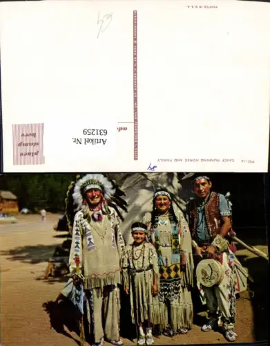 631259,Indianer Chief Running Horse and Family