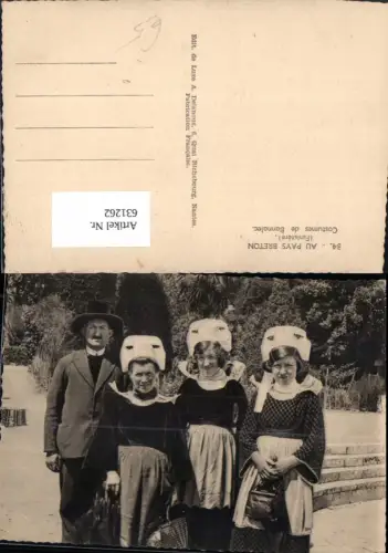 631262,Au Pays Breton Finistere Costumes de Bannalec France