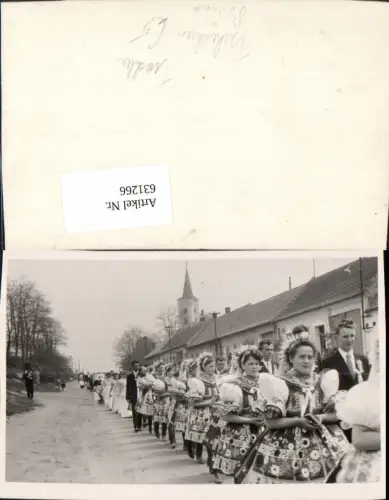 631266,Foto Ak Umzug Tracht Tschechien Brünn