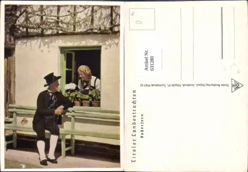 631280,Tiroler Landestrachten Tracht Außerfern Reutte