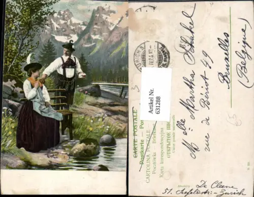 631288,Tracht Paar Schweiz Switzerland