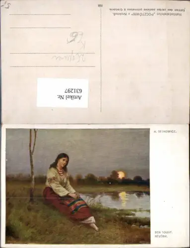 631297,Künstler Ak A. Setkowicz Sen Touhy Reverie Sinti Roma Zigeuner Mignon