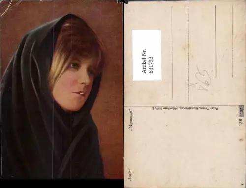631793,Künstler Ak Lorle Mignonne Sinti Roma Mignon Zigeuner pub Peter Triem 2