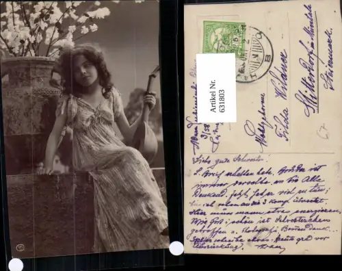 631803,Sinti Roma Mignon Zigeuner Mädchen Mandoline