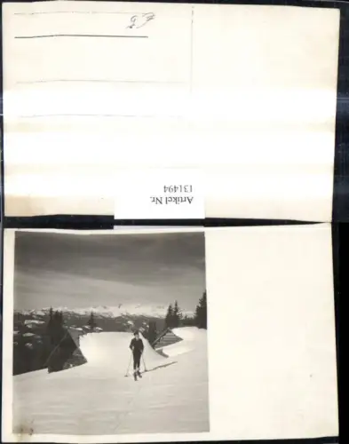 131494,Foto Ak Sport Wintersport Junge Mann Schi Ski Skilaufen Langlaufen