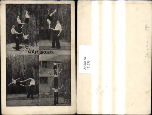 131575,Mehrbild Ak Turnen Zirkus 4Ambrozo