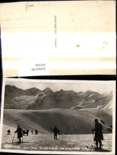 163264,Foto Ak Wintersport Schilaufen Skifahrer Ski Schi Superbagneres Massif du Cecire