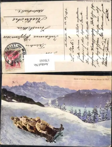 170161,Sport Wintersport Schlittenfahren Schlitten Rodeln Rodel Männer