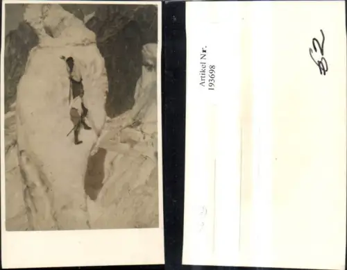 193698,Sport Foto Ak Bergsteigen Männer a. Gipfel Schnee