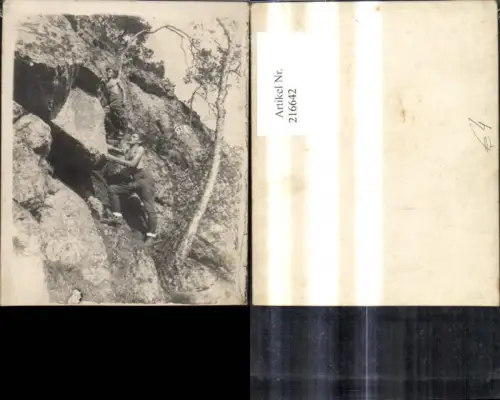 216642,Sport Foto Bergsteigen Klettern Männer Berg Felsen
