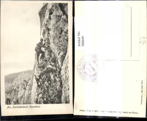 300649,Sport Bergsteigen Klettern am Inntalerband Kahlmäuer Rax Raxalpe Reichenau a. d. Rax