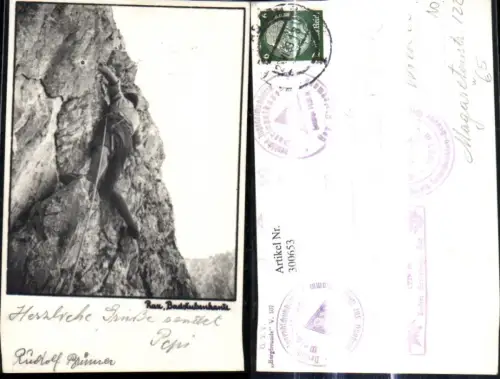 300653,Foto Ak Sport Bergsteigen Klettern Rax Badstubenkante Reichenau a. d. Rax