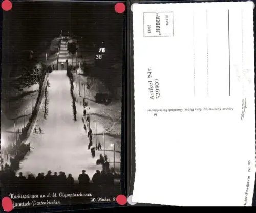 339807,Sport Wintersport Nachtspringen Olympiaschanze Garmisch-Partenkirchen Skispringen