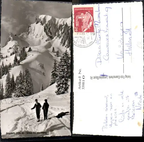 339810,Sport Wintersport Brauneck Zirkus m. Idealhand Ski Schi Skifahren