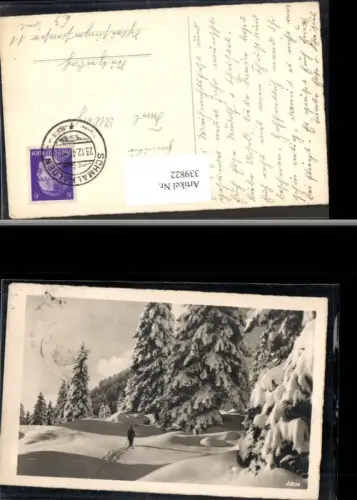 339822,Foto Ak Sport Wintersport Skifahren Langlaufen Ski Winterwald