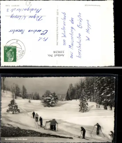 339828,Sport Wintersport Ski-Abfahrt i. Thüringer Wald Skifahren Ski