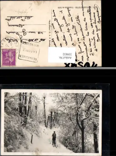 339832,Sport Wintersport Paysage d Hiver Promenade en foret Langlaufen Ski