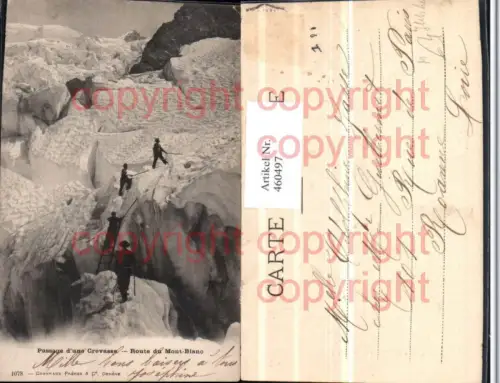 460497,Crevasse Mont-Blanc Gletscher Bergsteiger Sport