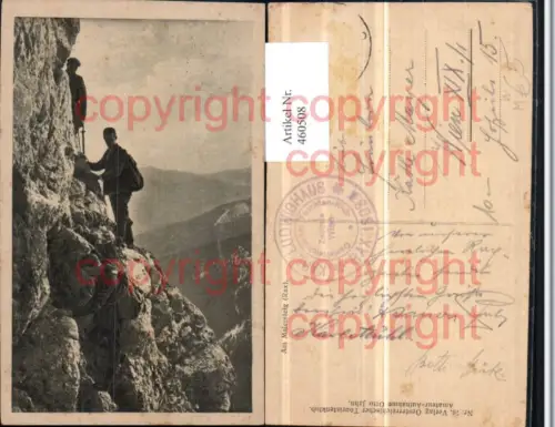460508,Rax Malersteig b. Reichenau Bergsteiger Kletterer Sport