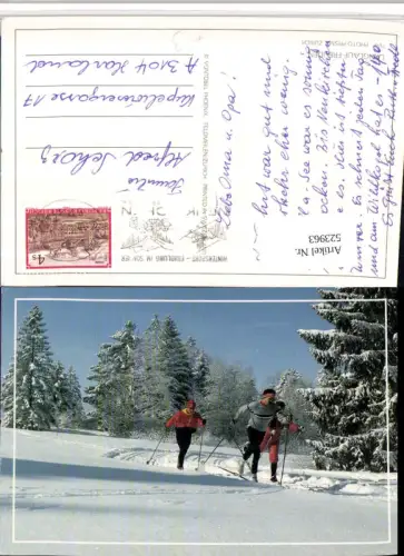 523963,Sport Langläufer Winterbild