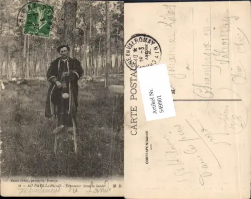 549901,Sport Mann Stelzen Au Pays Landais Echassier dans la lande
