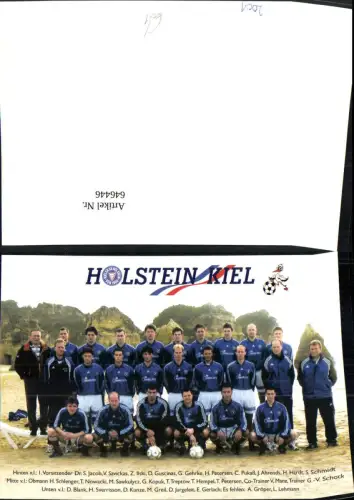 646446,Gruppenbild Fußball Holstein Kiel 2001