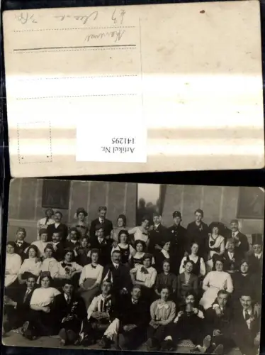 141295,Foto Ak Studenten Gruppenbild i. Karneval Fasching Kostüme Studentika