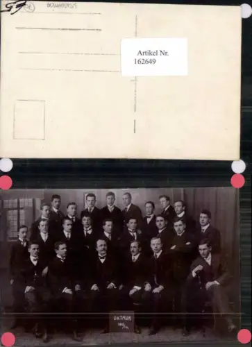 162649,Studentika Studentica Oktava 1913 Männer