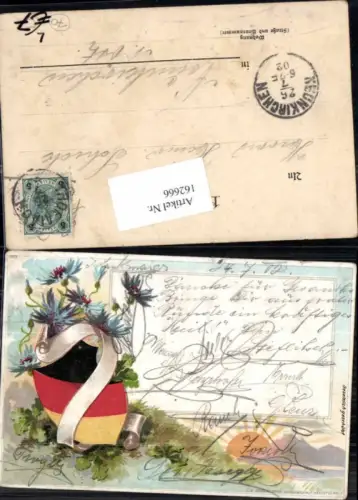 162666,Studentika Studentica Litho Wappen Burschenschaft