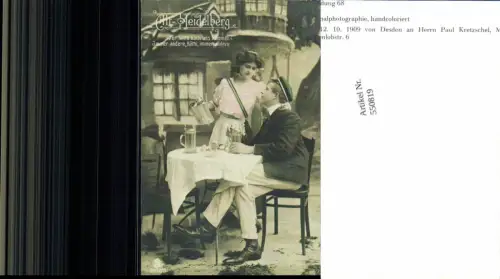 550819,REPRODUKTION Studentika Studentica Heidelberg Bier Student