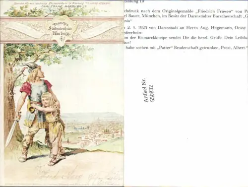550832,REPRODUKTION Studentika Marburg Maribor Germane Germanenkult