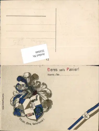 551044,Studentika Studentica tolle Couleurkarte Köstritz Thüringen Ceres seis Panier