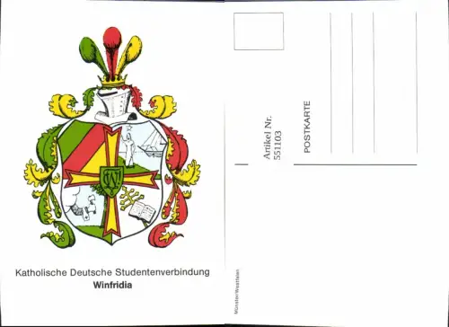 551103,Studentika Studentica Winfrida Münster Westfalen
