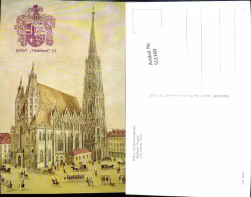 551160,Studentika Studentica KÖStV Vindobona Wien Stephansdom