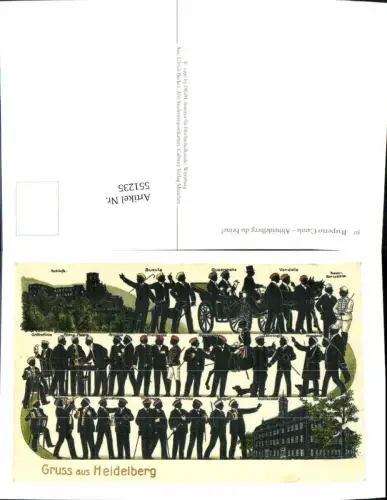 551235,Reproduktion Studentika Studentica Ruperto Carola Heidelberg