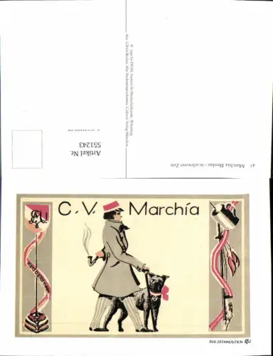 551243,Reproduktion Studentika Studentica Marchia Breslau