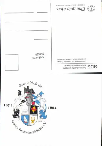 551528,Studentika Studentica Gemeinschaft Deutsche Studentengeschichte 1994