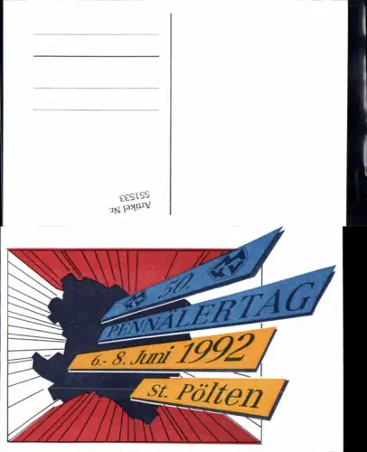 551533,Studentika Studentica Pennälertag 1992 St. Pölten