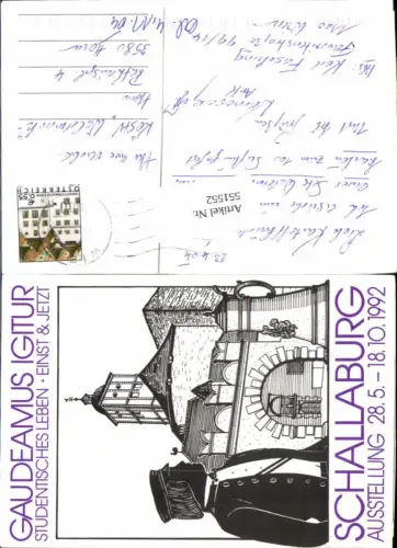 551552,Studentika Studentica Gaudeamus Igitur Schallaburg Ausstellung