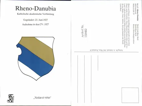 558482,Studentika Studentica Rheno Danubia Couleurkarte