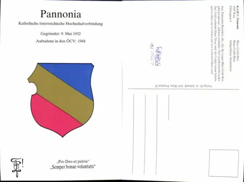558489,Studentika Studentica Pannonia Wien Couleurkarte