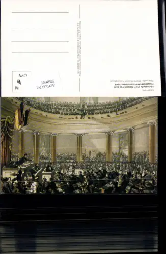 558665,Studentika Studentica Heinrich von Gagern Paulskirchenparlament 1848