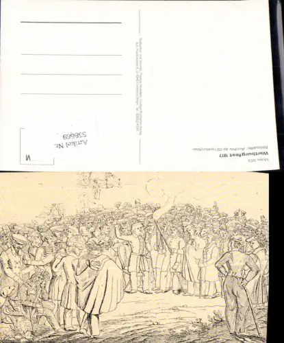 558669,Studentika Studentica Wartburgfest 1817