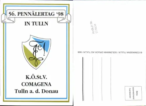 558694,Studentika Studentica 56. Pennälertag Tulln Comagena