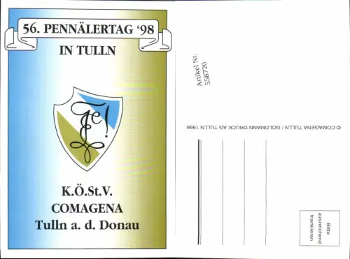 558720,Studentika Studentica 56. Pennälertag Tulln Comagena